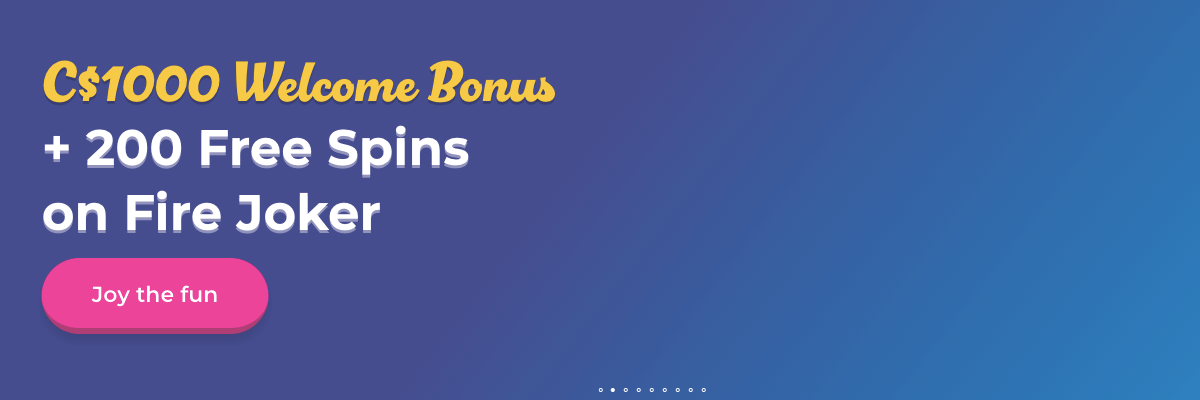 Casino Joy welcome bonus