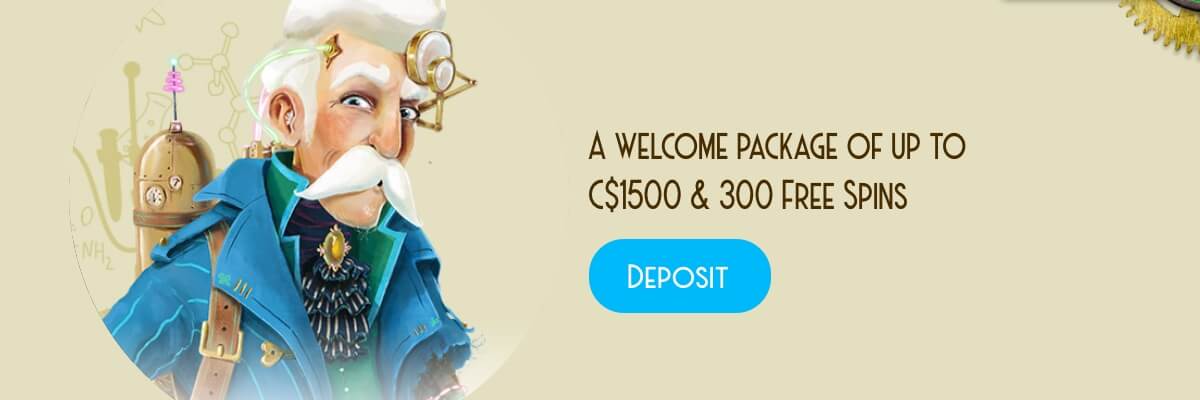 Casino Lab welcome bonus 