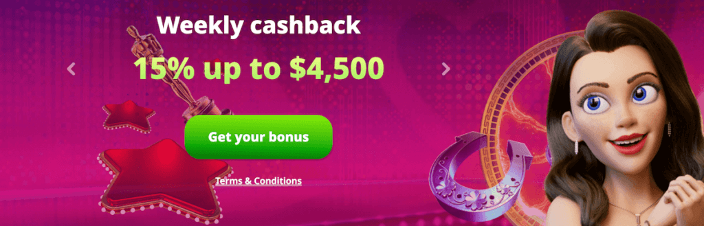 casino unlimited canada online weekly Cashback bonsu VIP scheme