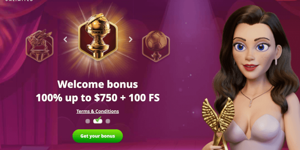 casino unlimited canada online welcome bonus offer cash bonus free spins