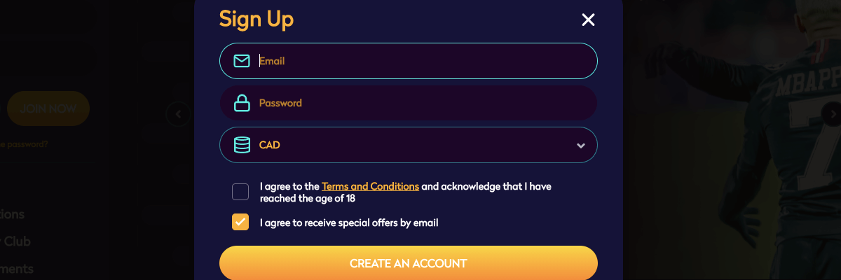 Register with Casino360 Casino360 registration