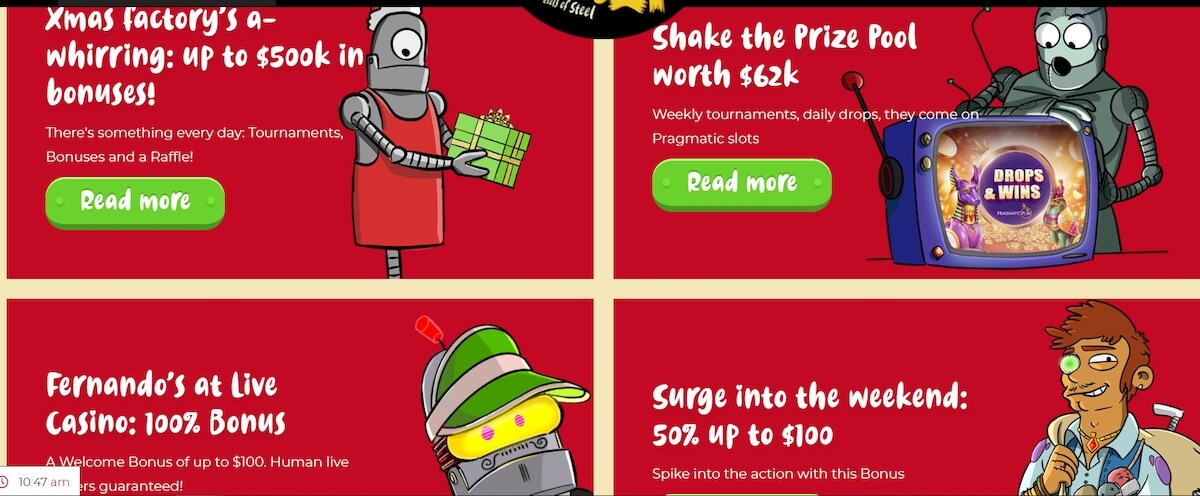 Register with Casoola Casino! Casoola Casino promotions