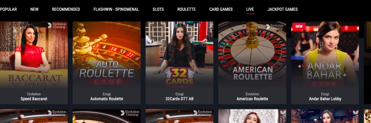 Cobra Live Casino 