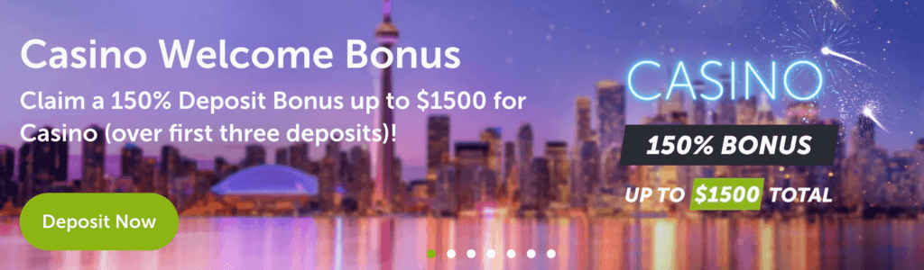 ComeOn Canada Casino Welcome Bonus