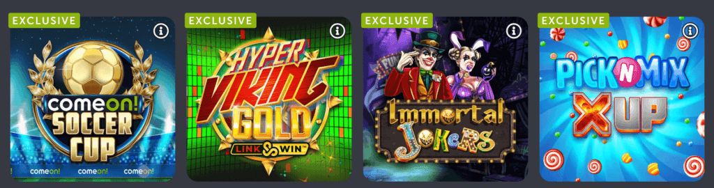 comeone exclusive games canada casino