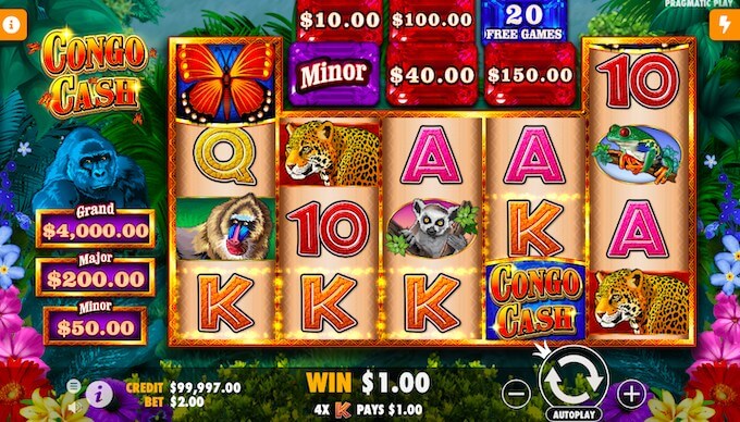 Play Congo Cash Congo Cash slot