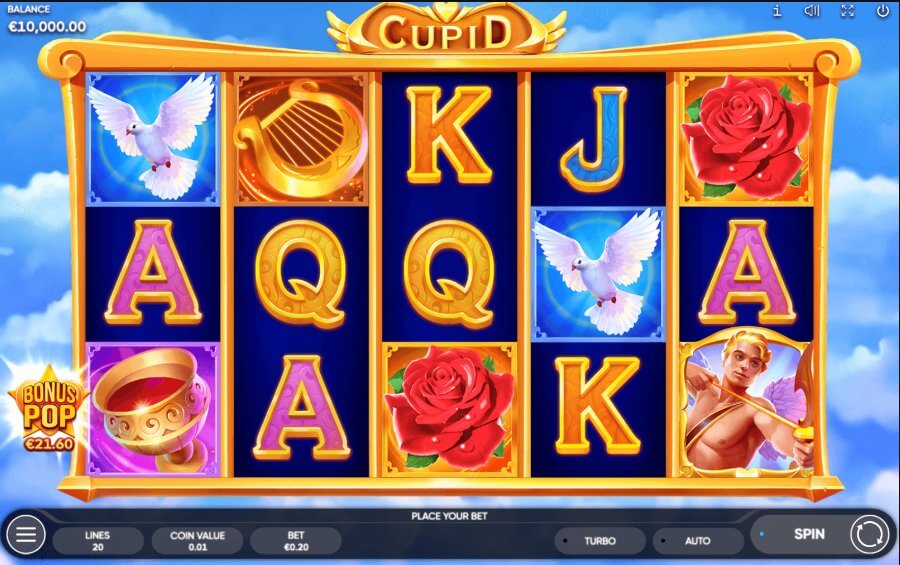 cupid slot endorphine sky love theme canada casino new image