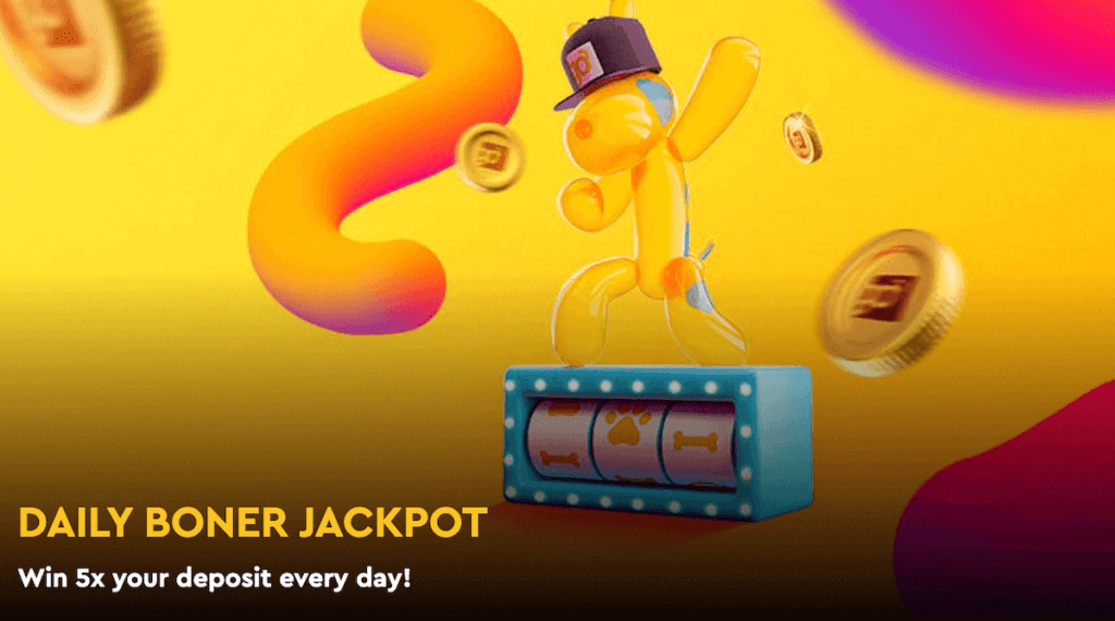 Doggo Casino jackpot feature mini game