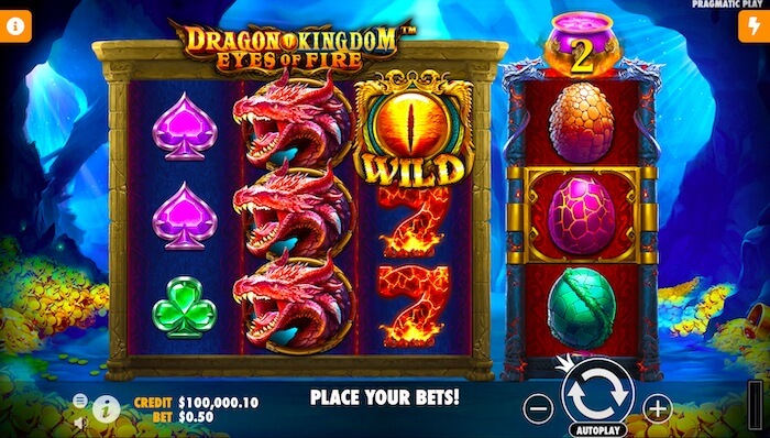 Play Dragon Kingdom Eyes of Fire Dragon Kingdom slot review