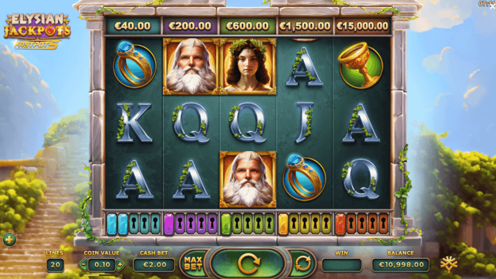 elysian jackpots greek mythology theme canada slot reviews