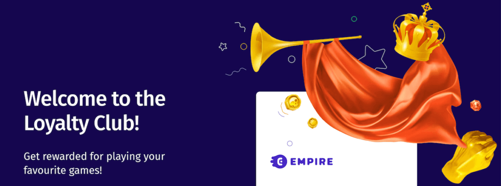 empire.io online canada crypto casino loyalty program