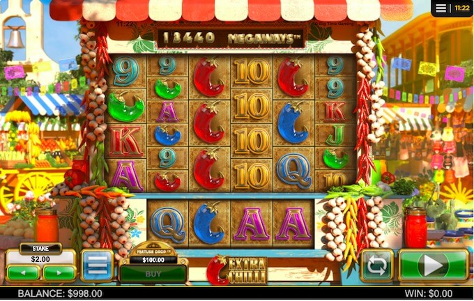 Play Extra Chilli Megaways! Extra Chilli slot