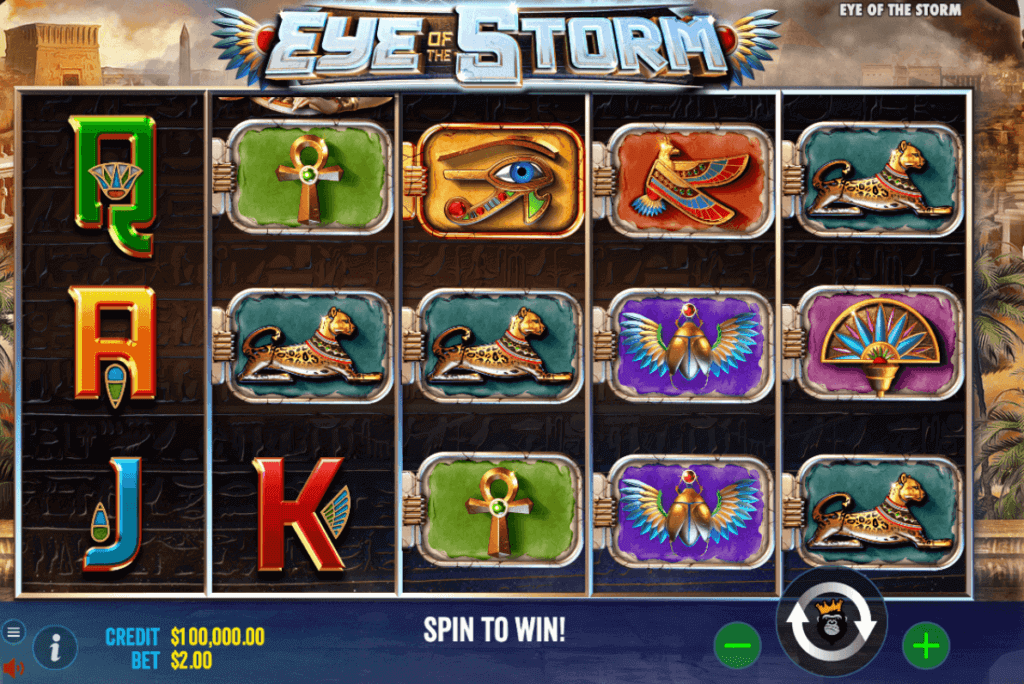 eye of the storm zinkra casino canada review slot games