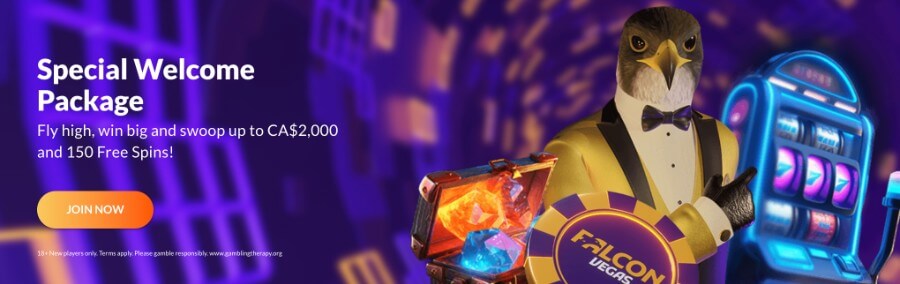 falcon vegas welcome bonus canada casino offers
