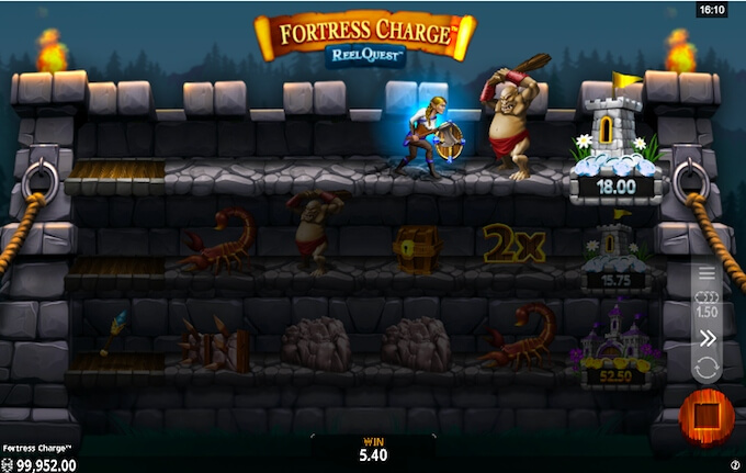 fortress charge microgaming Fortress charge slot review