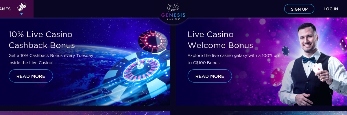 Join Genesis Casino Genesis Promotions