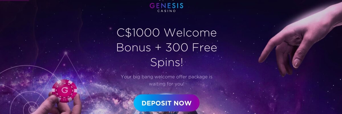 Claim your Genesis welcome bonus! Genesis Welcome Bonus