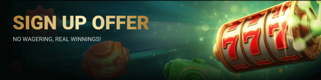 no deposit sign up free spins