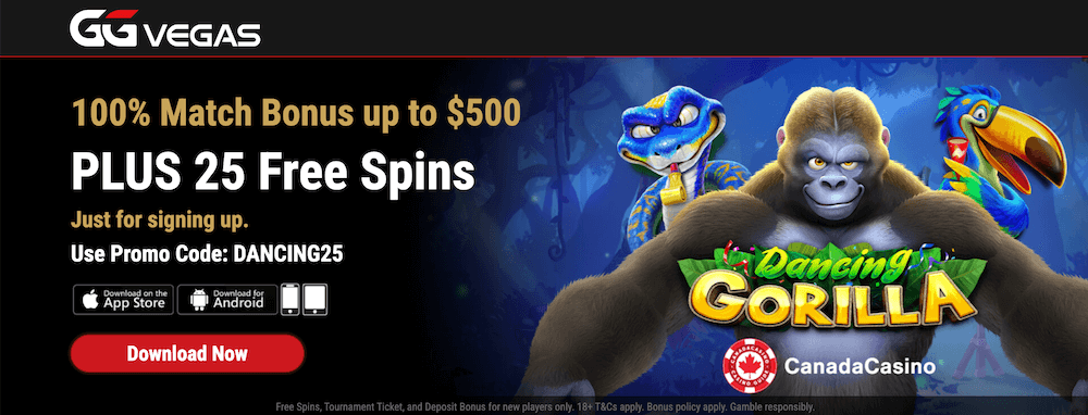 GGVegas Exclsuive Welcome Bonus