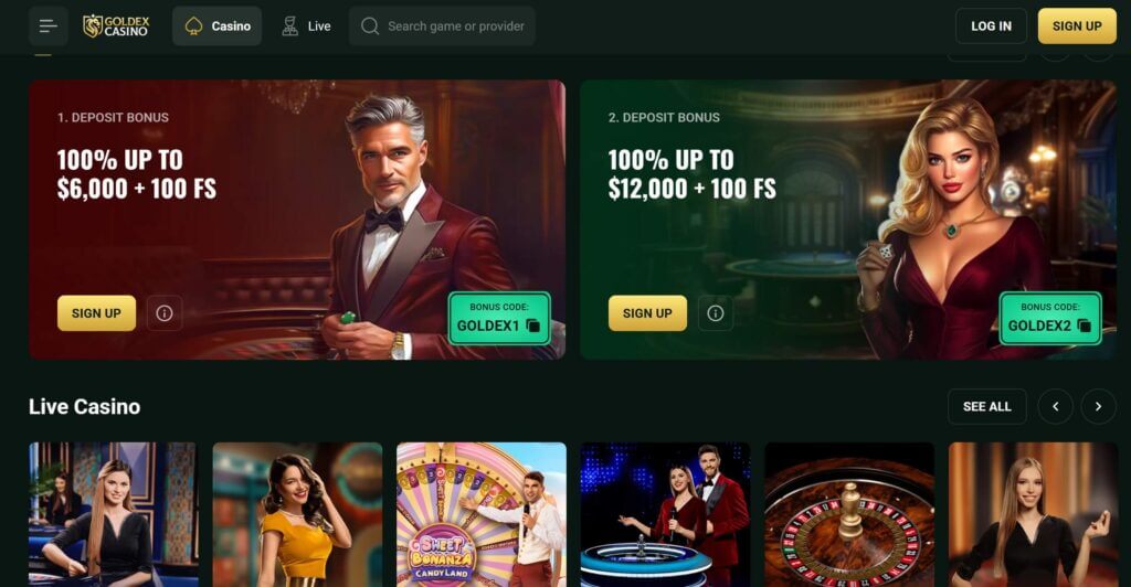 goldex casino preview