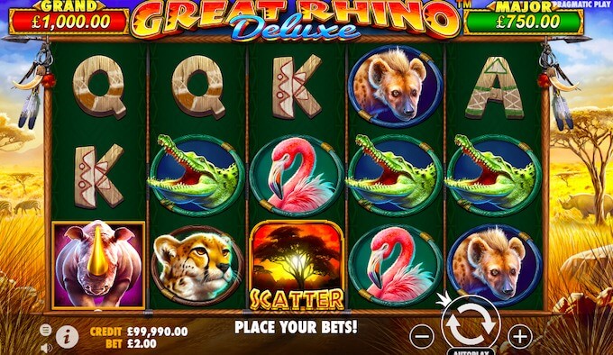 Great Rhino Deluxe Great Rhino deluxe slot