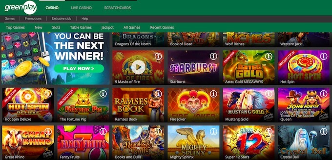 Greenplay Casino Review - C$ 200 Welcome Bonus + 100 Spins!