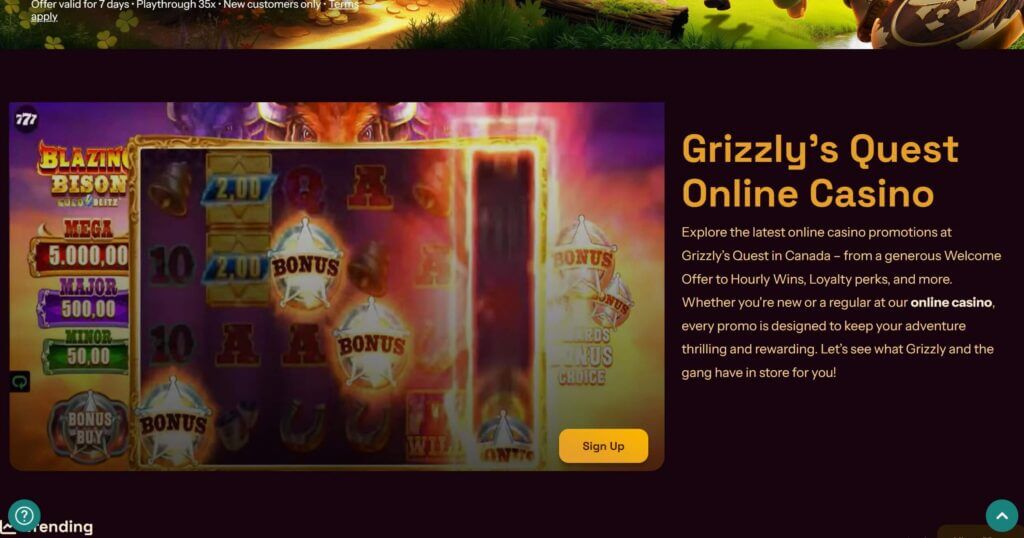 grizzly's quest preview