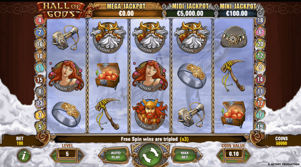 hall of gods slot
