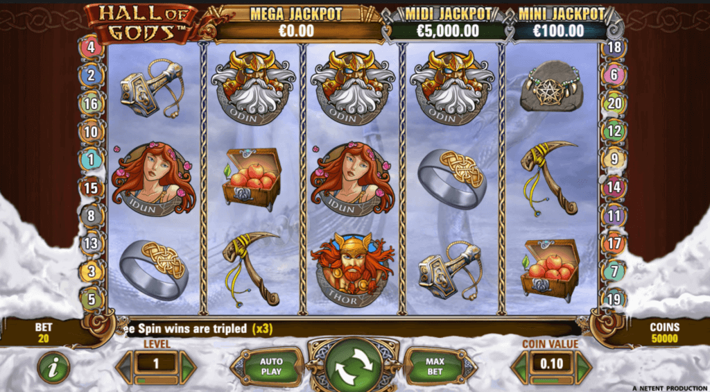 hall of gods progressive jackpot slots canada casino