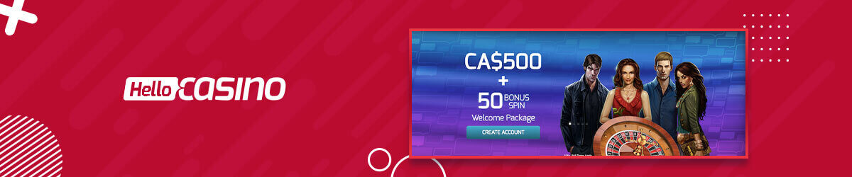 Register with Hello Casino Hello Casino welcome bonue