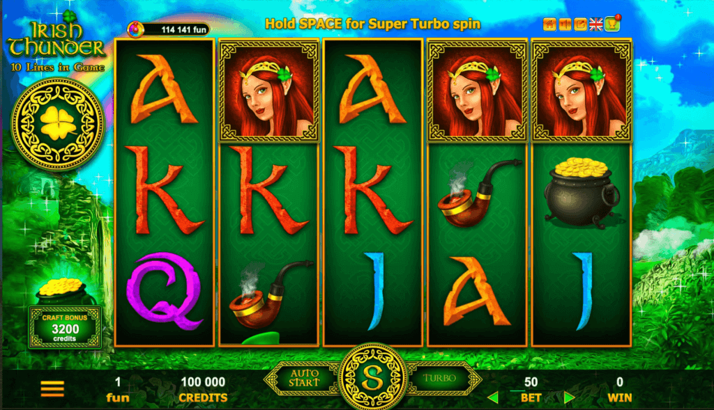 irish thunder slot review irish theme st patricks slot canada casino