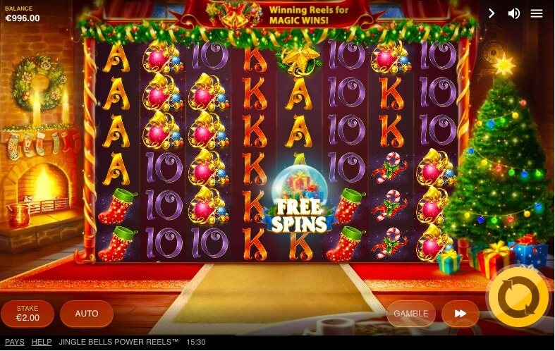 Play Jingle Bells Power Reels slot Jingle Bells Power Reels by Red Tiger