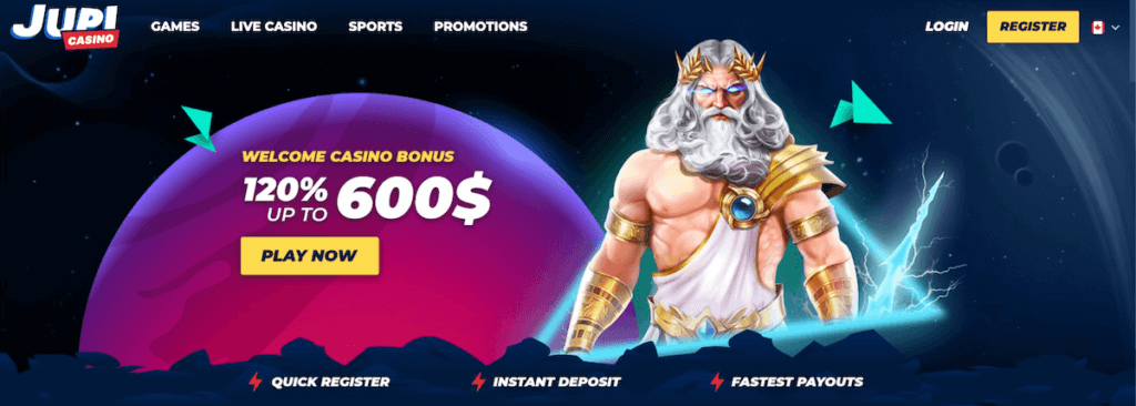 jupi casino canada welcome bonus