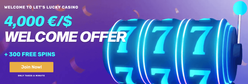 lets lucky casino welcome offer canada casino bonuses