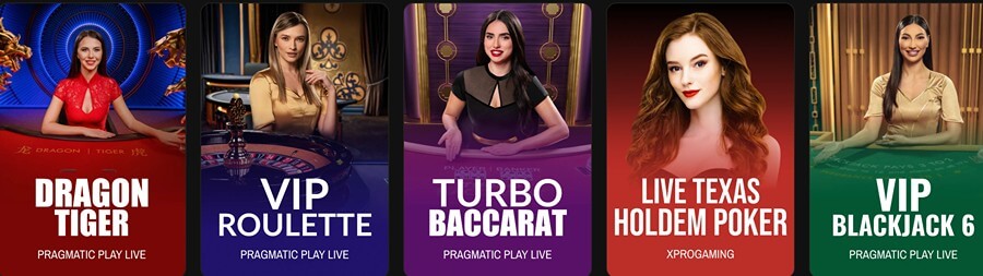 live casino available at dreamplay