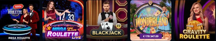 live casino games at lama bet