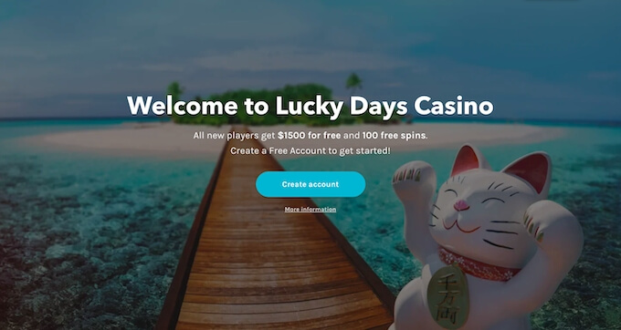 Play With Lucky Days Casino Lucky Days