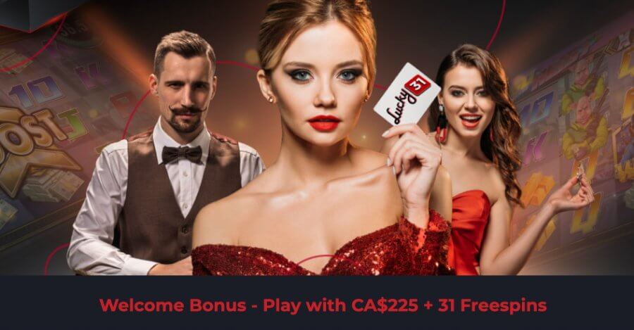 lucky31 welcome offer canada casino