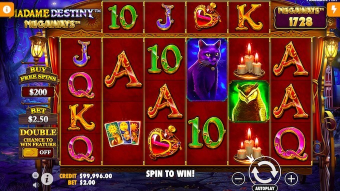 Play Madame Destiny Megaways! Madame Destiny slot review