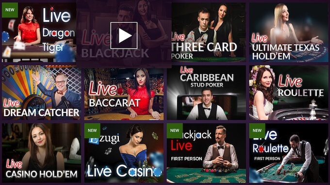 Malina live casino