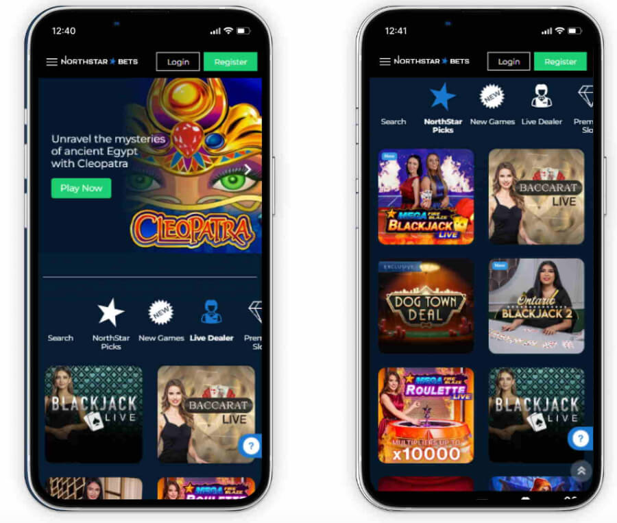 mobile app northstar bets canada casino