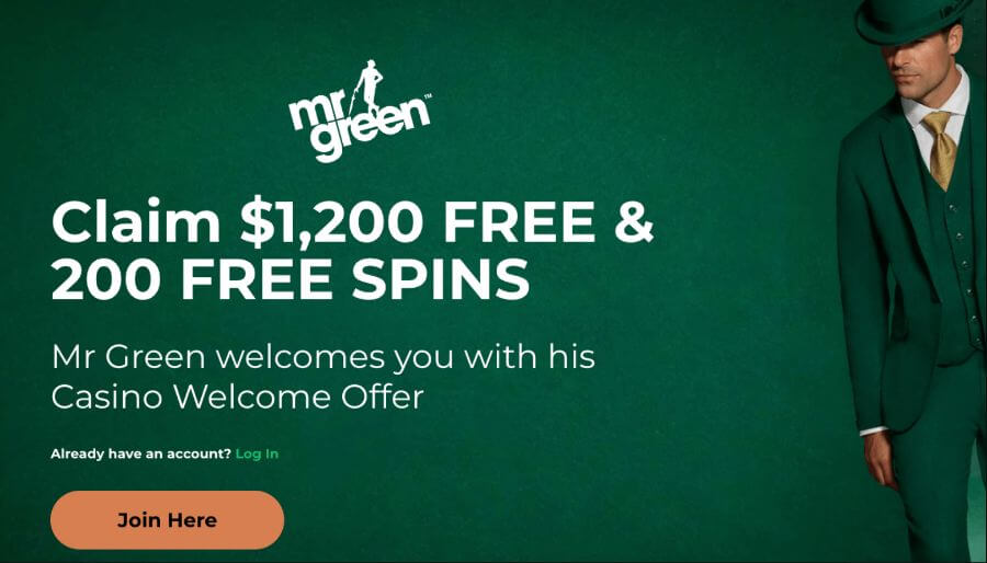 mr green welcome bonus canada casino new image