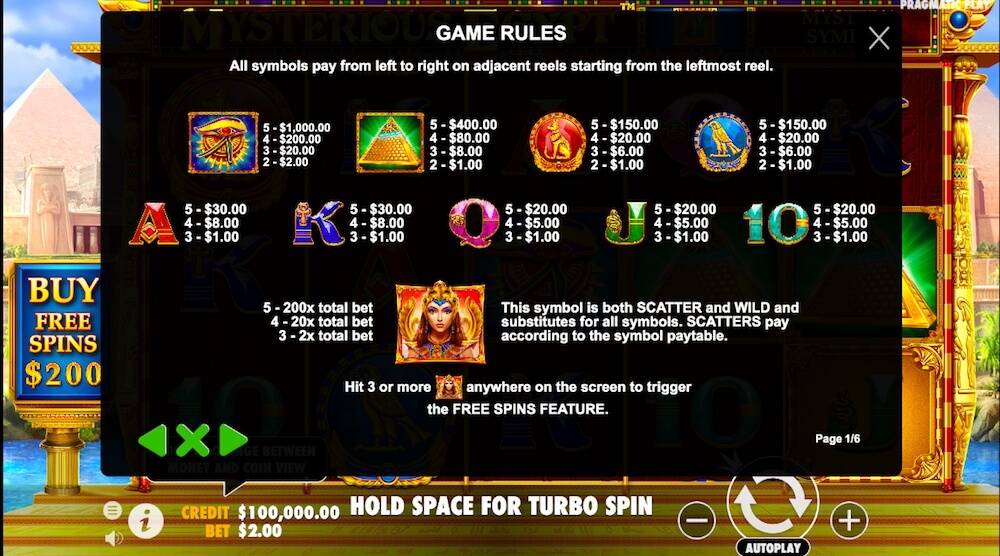 Mysterious Egypt slot mysterious egypt slot review
