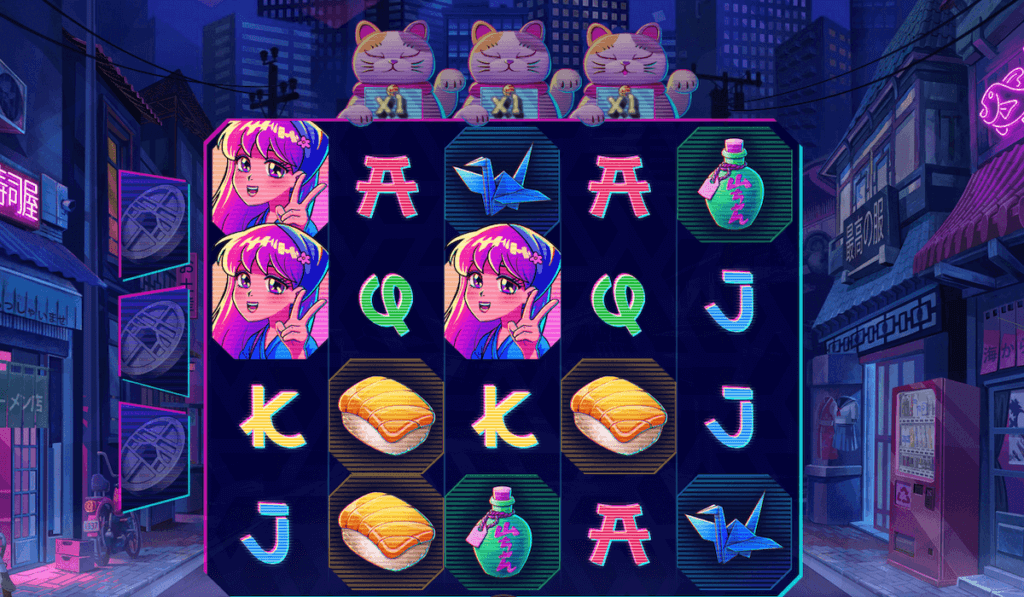 Neko Night Dream Drop jackpot slot