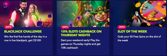 NightRush casino offers NIghtrush casino review - promotions