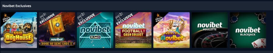 novibet exclusive games canada casino reviews