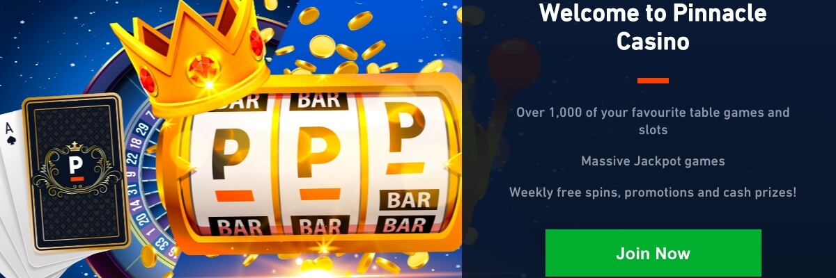 Pinnacle Casino welcome bonus 