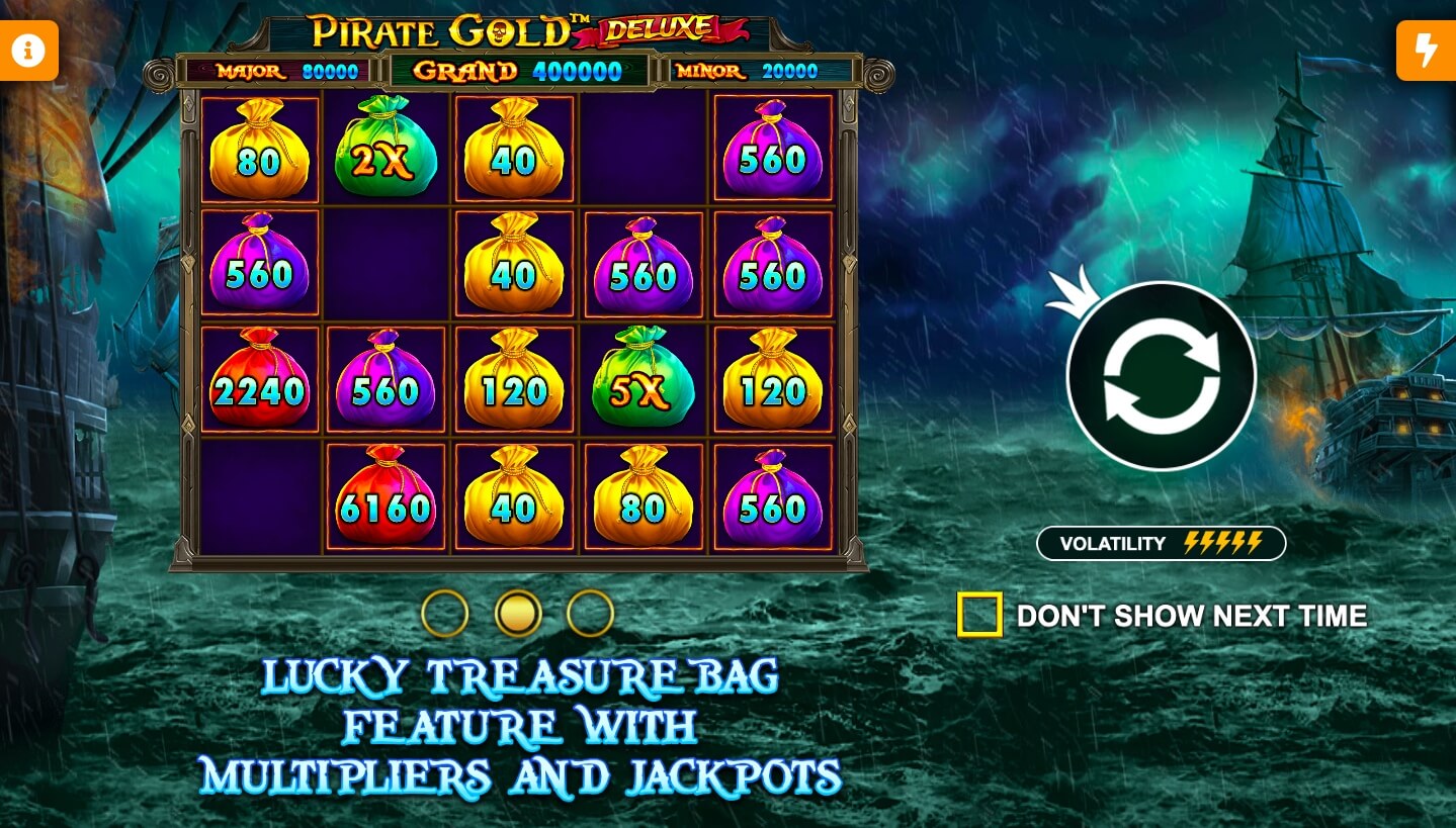 Pirates Gold Deluxe Bonus round 