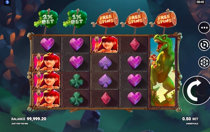 Anderthals slot free spins