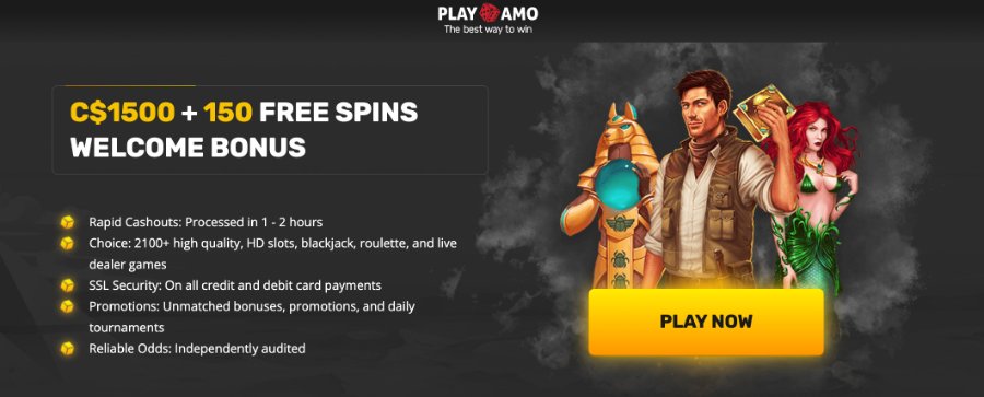 playamo casino bonus codes canada casinos